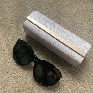 Jimmy choo oversized sunglasses black/gray NIB
